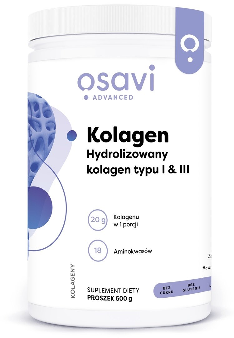 Collagène OSAVI, Collagène hydrolysé de type I et III (600 g)