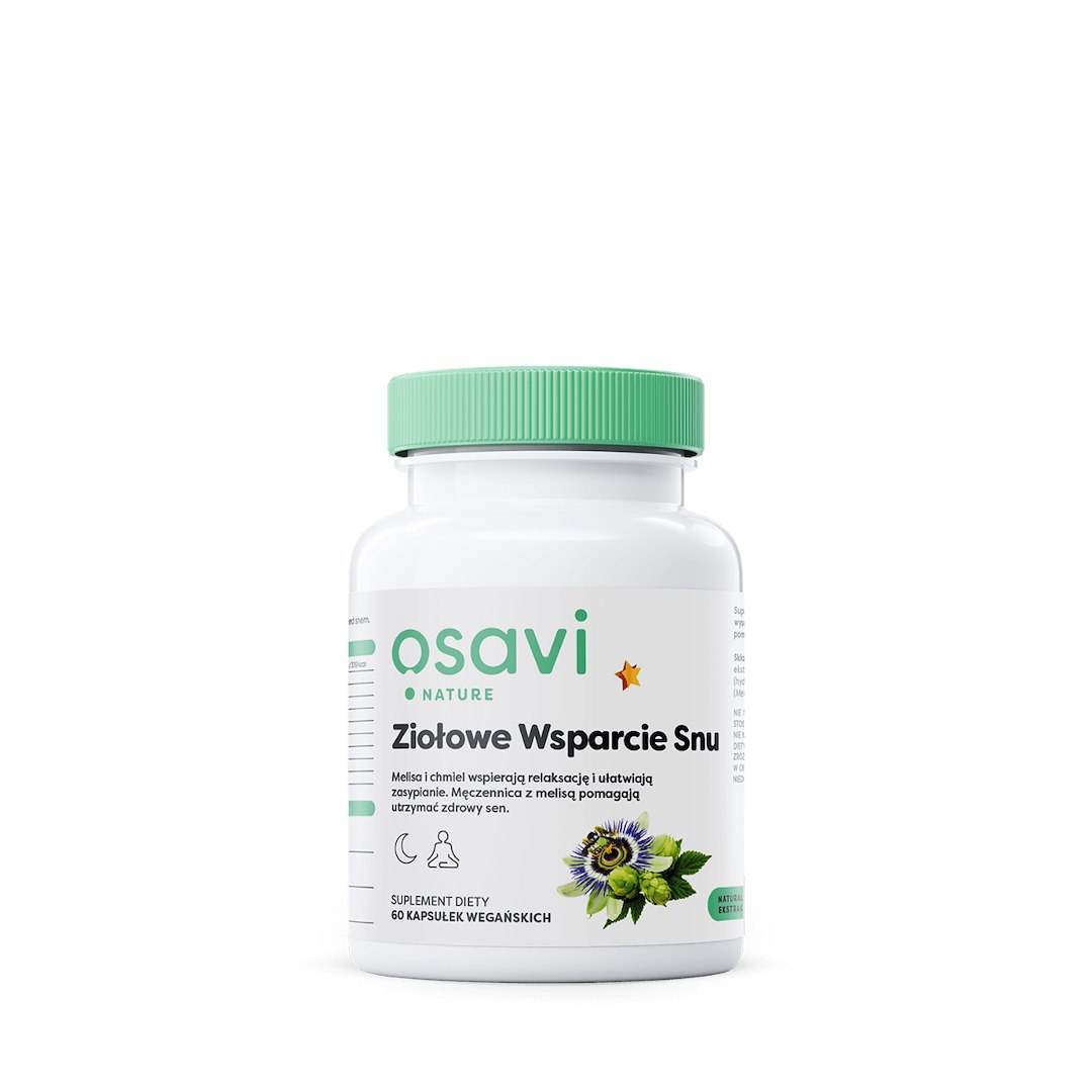 Soutien naturel au sommeil à base de plantes OSAVI (60 gélules végétales)