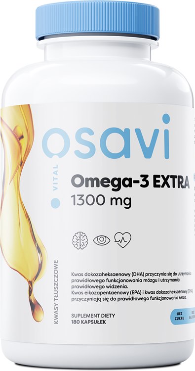 Osavi - OSAVI Omega-3 Extra, 650 mg - citroensmaak (180 capsules)