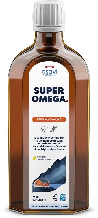 OMEGA Super, 2900 mg, arôme naturel de citron (250 ml / 8.5 fl. oz.)