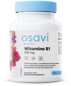 Vitamine B1 OSAVI, 100 mg (60 gélules végétales)
