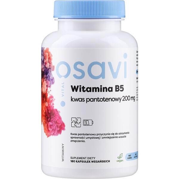 Osavi - OSAVI Vitamine B5 - Pantotheenzuur, 200 mg (180 capsules)