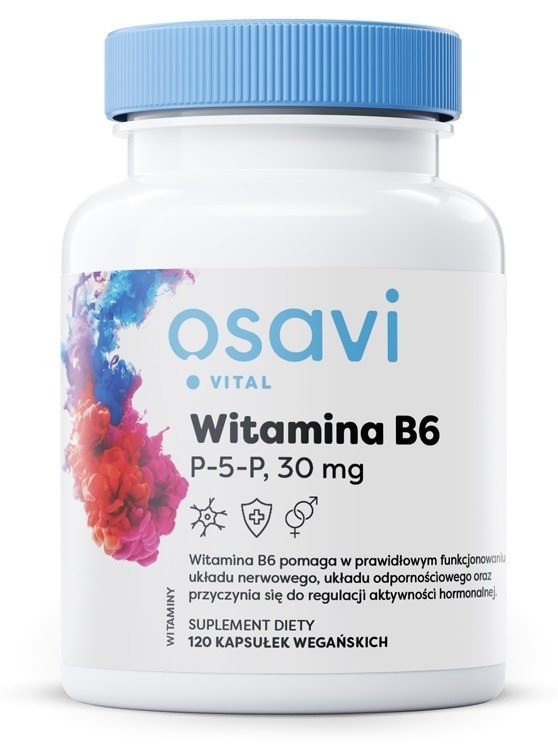 Osavi - OSAVI Vitamine B6, P-5P 30 mg (120 vegetarische capsules)