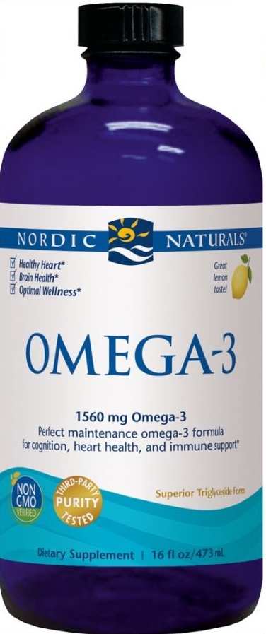 Oméga-3, 1560mg Citron - 473 ml
