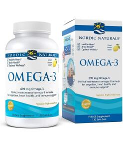 Nordic Naturals - Omega-3, 690 mg Citroen (EAN 768990027604) - 120 Zachte Capsules