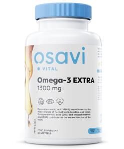 Osavi - Omega-3 Extra, 1300 mg (Citroen) - 60 Zachte Capsules