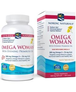 Nordic Naturals - Omega Vrouw, 500 mg - 120 Zachte Capsules