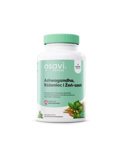OSAVI Ashwagandha, Rosacée et Ginseng (120 gélules)