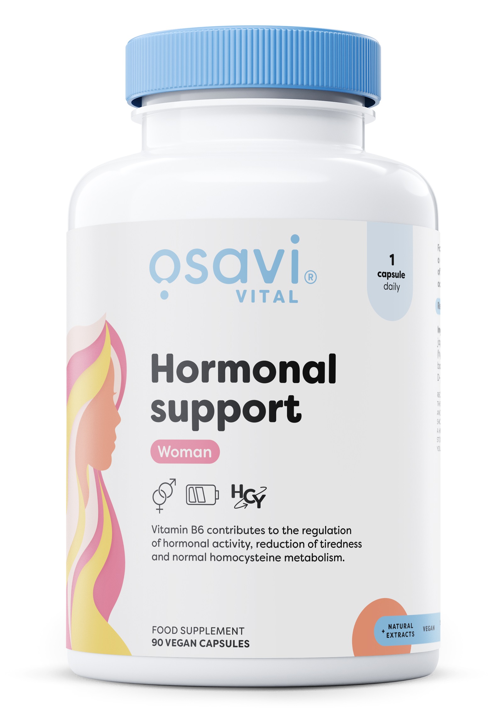 Osavi - Hormonale Ondersteuning voor Vrouwen - 90 veganistische capsules