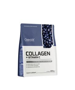 Ostrovit - Collageen + Vitamine C (400 g, Zwarte Bes)