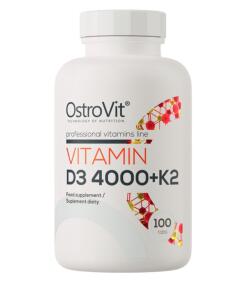 OstroVit - Vitamine D3 4000 + K2 - 100 tabletten