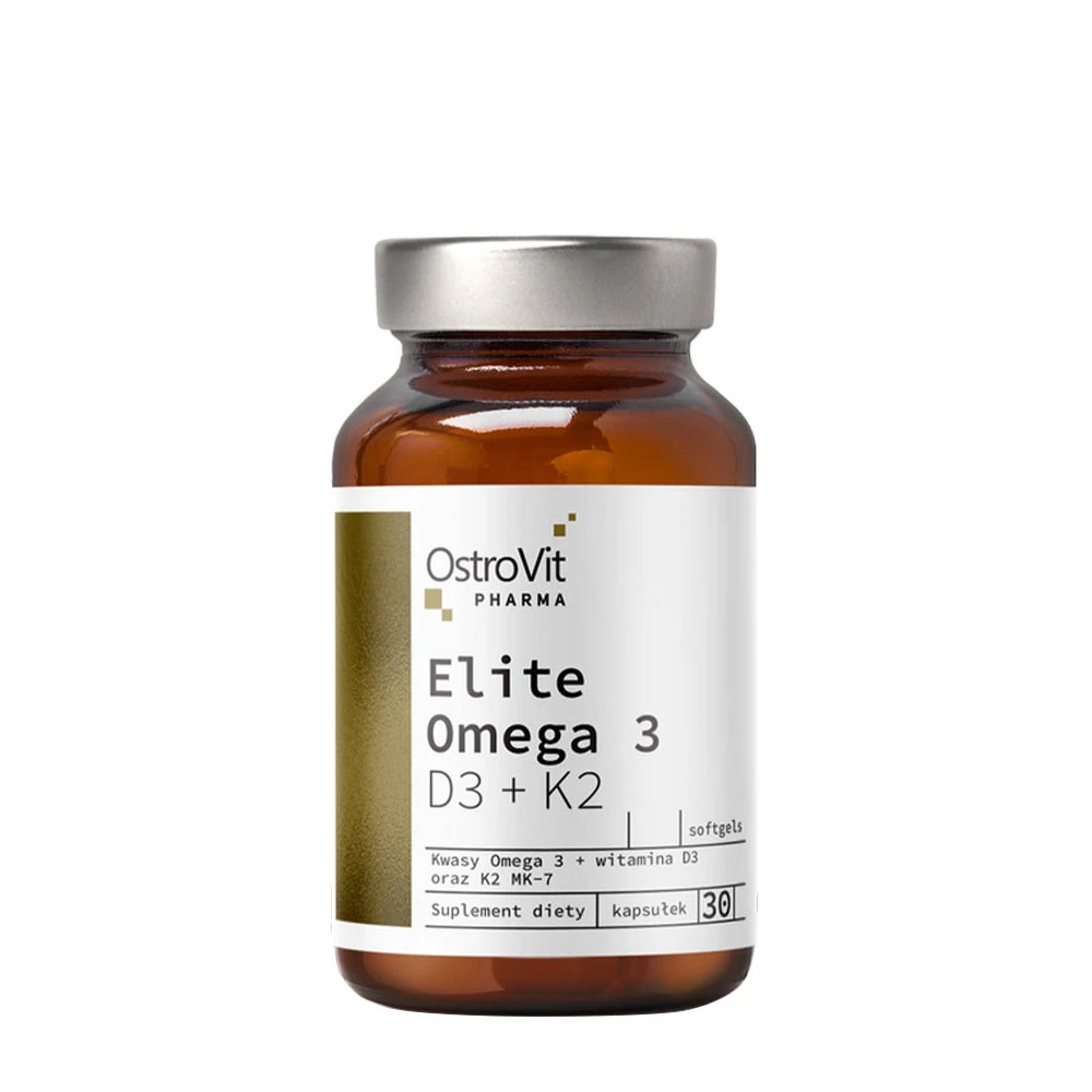Ostrovit Pharma Elite Oméga 3 D3 + K2 (30 Capsules)