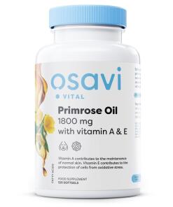 Osavi - Teunisbloemolie met Vitamine A & E, 1800 mg - 120 Zachte Capsules