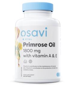Osavi - Teunisbloemolie met Vitamine A & E - 1800 mg - 180 Zachte Capsules