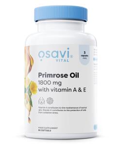 Osavi - Teunisbloemolie met Vitamine A & E, 1800 mg - 90 Zachte Capsules