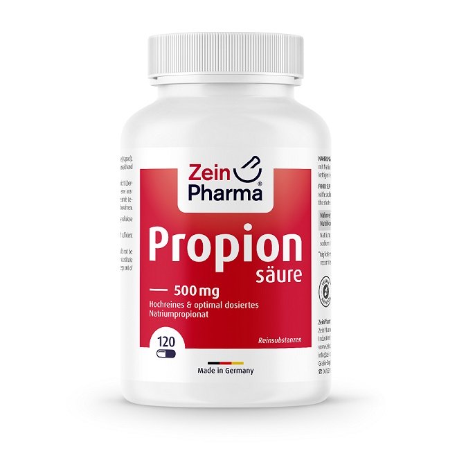Zein Pharma - Propionzuur, 500 mg - 120 capsules