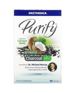 Enzymedica - Actieve Houtskool Plus - 60 capsules