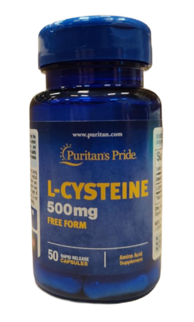 Puritan's Pride - L-Cysteïne, 500 mg - 50 capsules