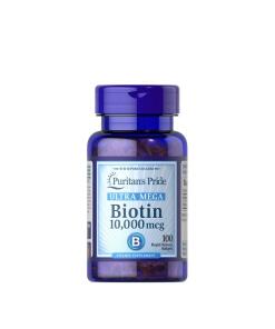 Biotine 10 000 mcg de Puritan's Pride (100 capsules molles)