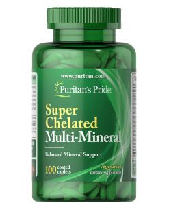 Puritan's Pride - Super Gechelateerd Multimineraal - 100 tabletten