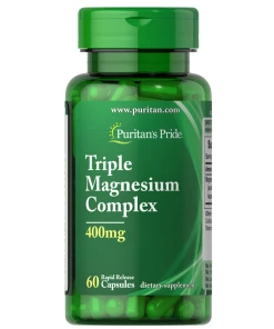 Puritan's Pride - Triple Magnesium Complex, 400 mg - 60 capsules