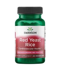 Swanson - Levure de riz rouge, 600 mg - 60 gélules végétales