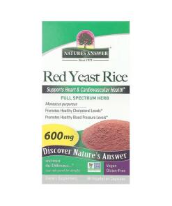 Réponse de la nature - Riz de levure rouge, 600 mg - 90 gélules végétales