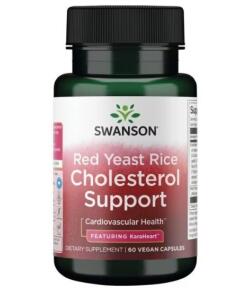 Swanson - Rode Gist Rijst voor Cholesterolondersteuning - 60 Capsules