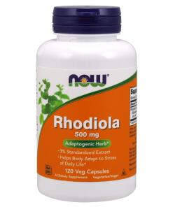 NOW Foods - Rhodiola, 500 mg - 120 vegetarische capsules