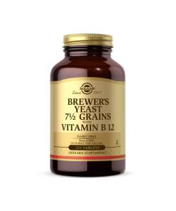 Levure de bière SOLGAR 7 1/2 Grains avec vitamine B12 (250 comprimés)