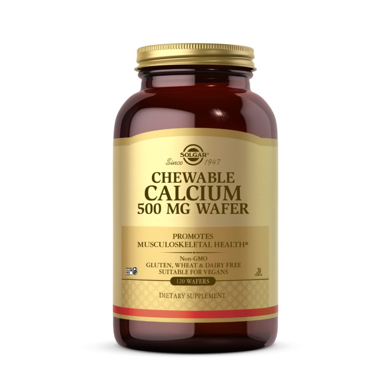 Pastilles de Calcium à Croquer Solgar 500 mg (120 pastilles)