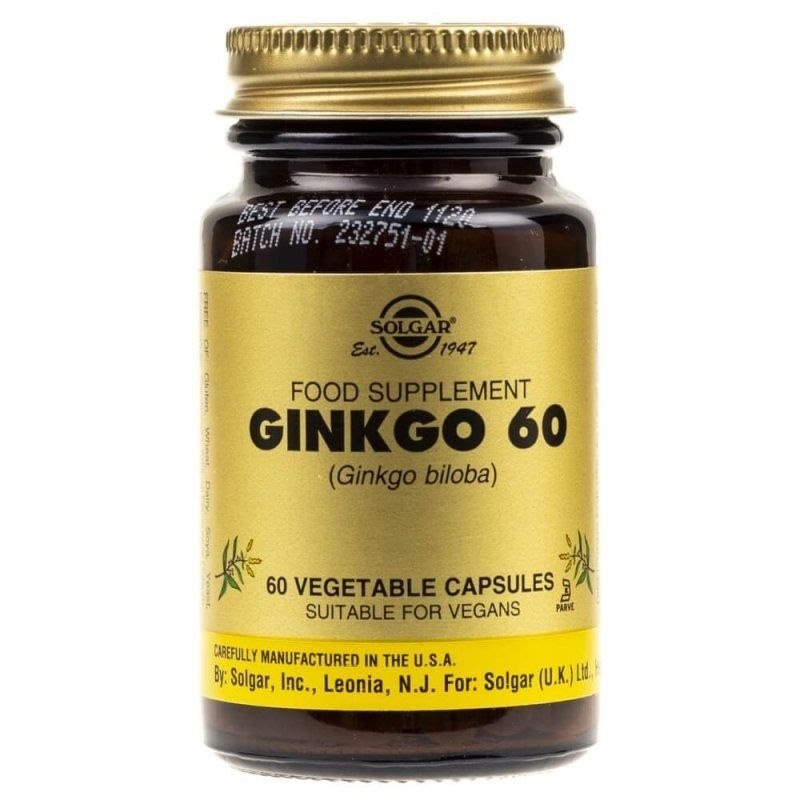 SOLGAR Ginkgo Biloba (60 gélules)
