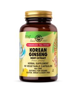 Extrait de racine de ginseng coréen SOLGAR SFP (60 gélules)
