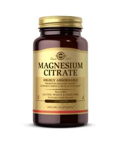 Citrate de magnésium Solgar, 200 mg (120 comprimés)