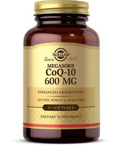 SOLGAR Méga-absorption CoQ-10 600 mg (30 gélules)