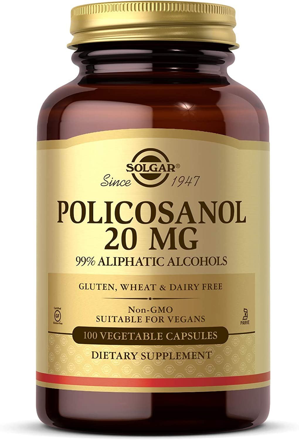 Solgar - Policosanol 20 mg (100 capsules)