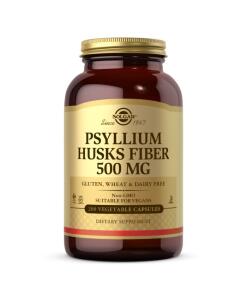 Fibre de cosse de psyllium Solgar, 500 mg (200 gélules)