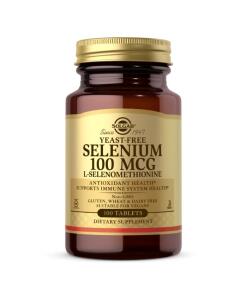Sélénium de SOLGAR (sans levure), 100 mcg (100 comprimés)