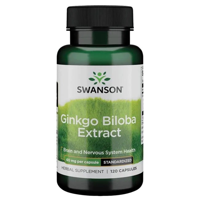 Extrait de Ginkgo Biloba Swanson GinkgoSelect 60mg 120 comprimés