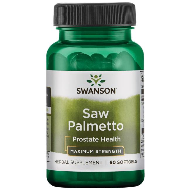 Extrait de Saw Palmetto Swanson 320mg 60 gélules
