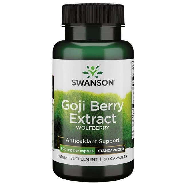 Swanson - Goji-extract 500 mg, 60 capsules