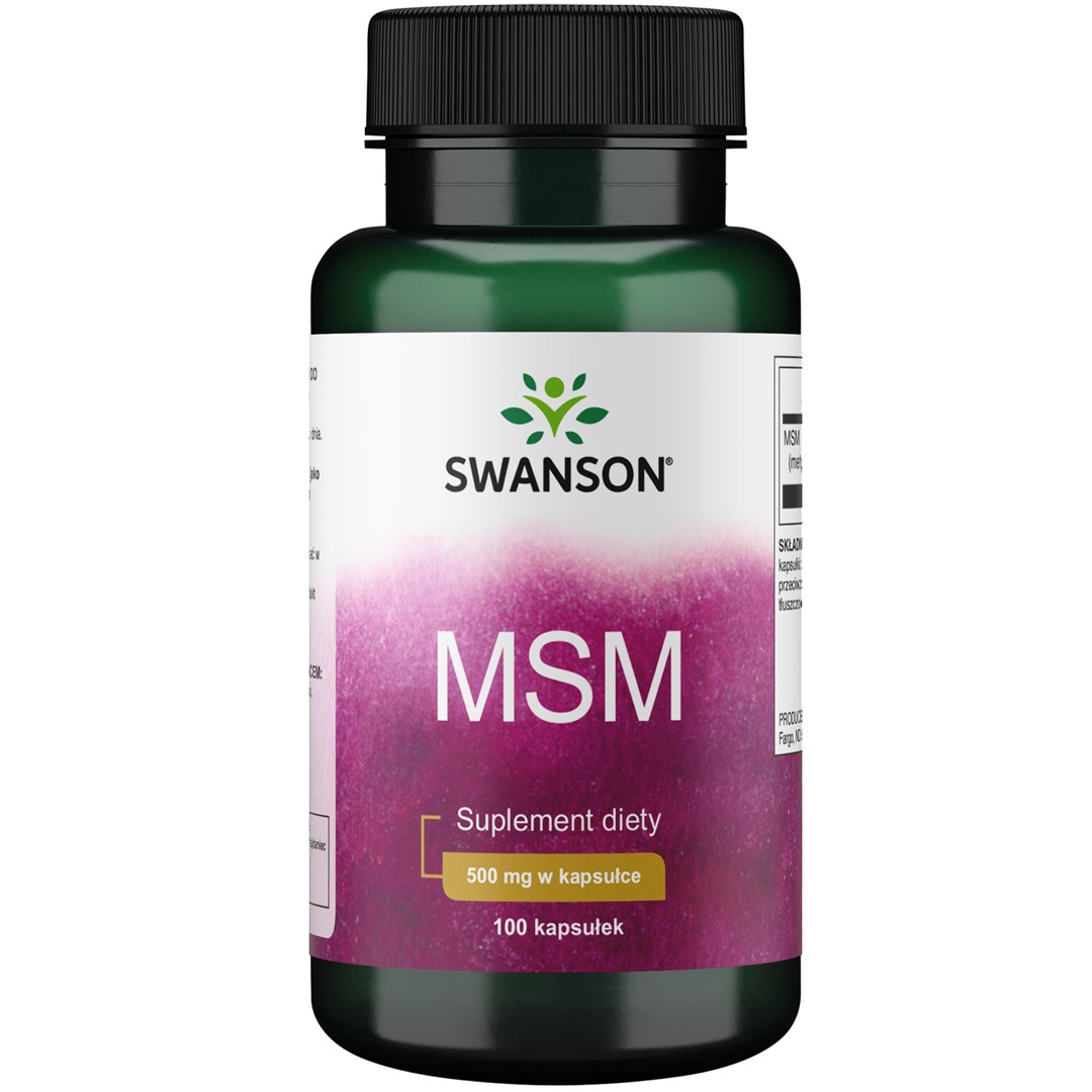 Swanson - MSM 500 mg, 100 capsules