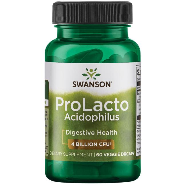 SWANSON Probiotique Prolacto Acidophilus 60 gélules