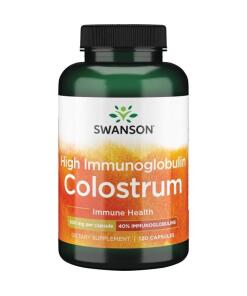 SWANSON Colostrum à haute teneur en IG 500mg 120 capsules