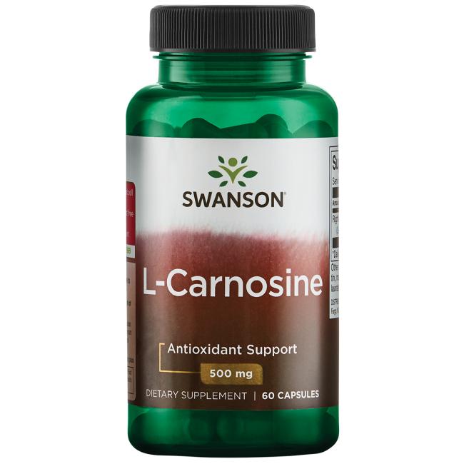 Swanson - L-Carnosine 500 mg, 60 capsules