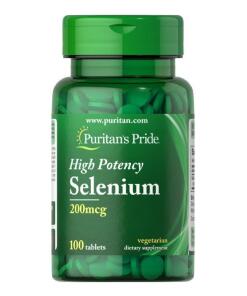 Puritan's Pride - Selenium, 200 mcg - 100 tabletten