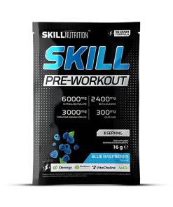 Skill Nutrition - Skill Pre-Workout, Blauwe Framboos - 16g (1 portie)