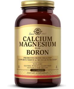 SOLGAR Calcium Magnésium plus Bore (250 comprimés)
