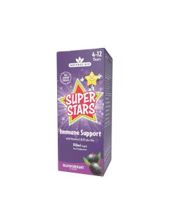 Natures Aid - Super Stars Weerstandsondersteuning met Zwarte Bessensmaak (150 ml)
