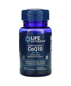 Super Ubiquinol CoQ10 avec un soutien mitochondrial amélioré, 50mg - 30 capsules molles